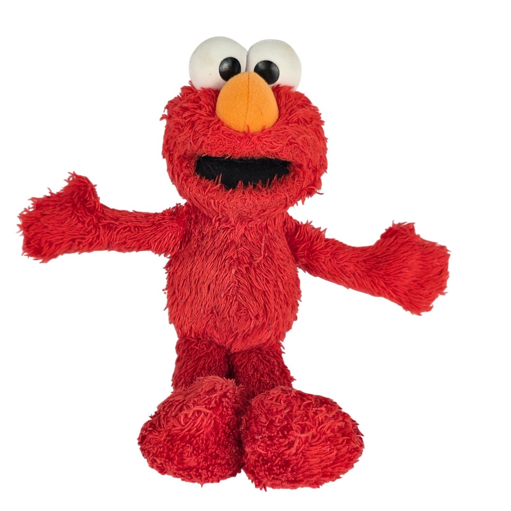 Sesame Street Elmo Plush Stuffed Animal Red Monster Toy Kids‎ 9"